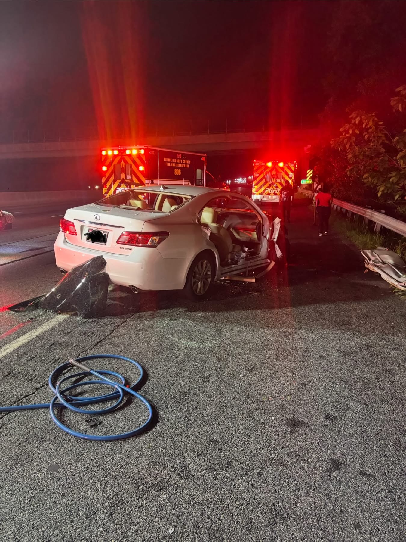 RESCUE ENGINE 33 RUNS ENTRAPMENT ON THE BELTWAY