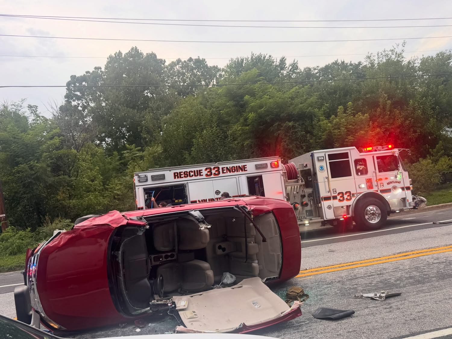 RESCUE ENGINE 33 RUNS ANOTHER ENTRAPMENT IN THE FIRST DUE